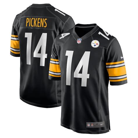 George Pickens Pittsburgh Steelers Nike Game Player Jersey – Black ...