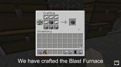 how to make blast furnace minecraft