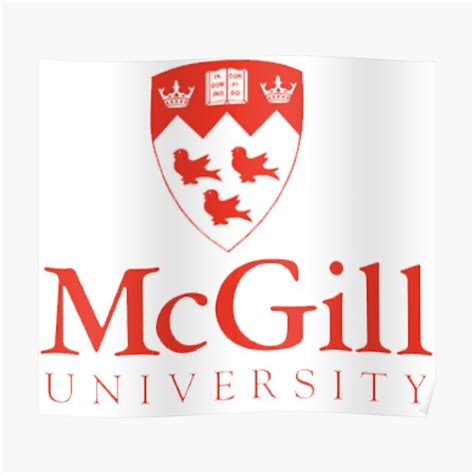 "McGill Univ Logo" Poster for Sale by 1991vintage | Redbubble