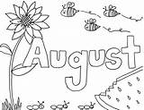 August Coloring Pages Printable For Free Download sketch template