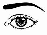 Eye Coloring Page  Free Download On ClipArtMag sketch template