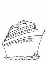 Coloriage Beau Navire De Croisière  Télécharger Et Imprimer Gratuit sketch template