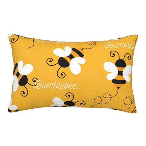 Balery Cute Bee Butterfly Yelllow Bedding Queen Pillow Cases - Envelope ...