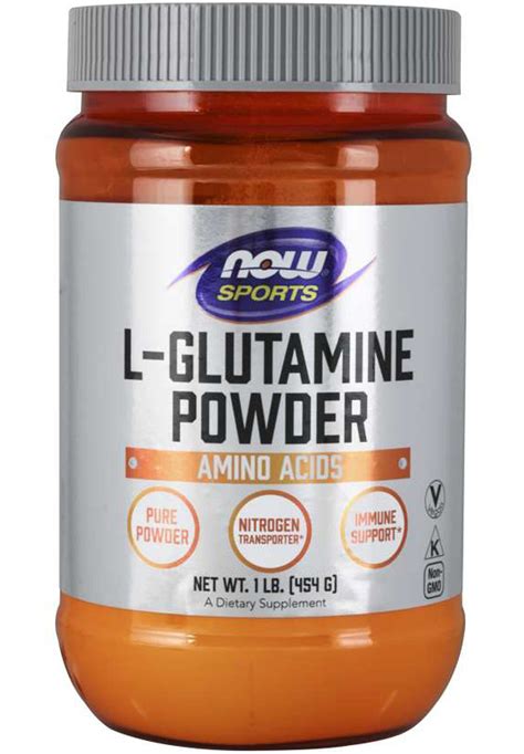 NOW L-Glutamine Powder – Supplement First