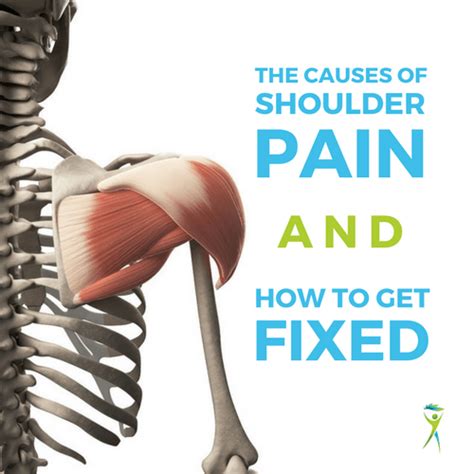 Shoulder Pain Causes and How to Get Fixed