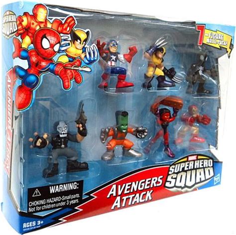 Marvel Super Hero Squad Avengers Attack Action Figure Set - Walmart.com