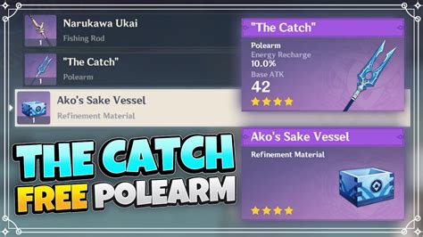 How to get The Catch polearm weapon - Genshin Impact - YouTube