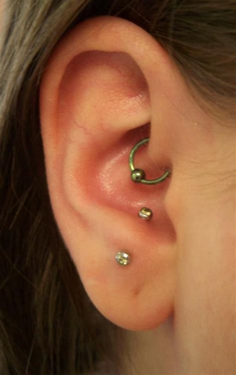 Anti Tragus and Daith | Cute ear piercings, Anti tragus piercing, Tragus piercings