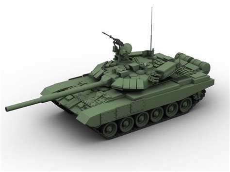 T 90 Battle Tank 3D model | CGTrader