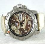 Seiko 5 Sports Automatic Military Fabric SRP221K2 Mens Watch