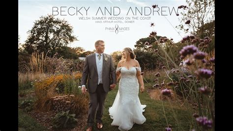 Becky and Andrew: Summer Wedding on the Welsh Coast - YouTube