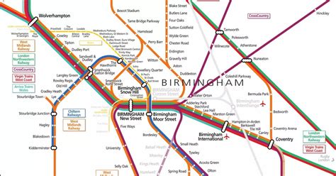 Birmingham Railway Map