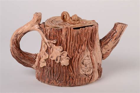 BUY Unusual handmade ceramic teapot beautiful teapot kitchen supplies gift ideas 1425893468 ...