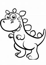 Dinosaur Coloring Pages Printable PDF  sketch template
