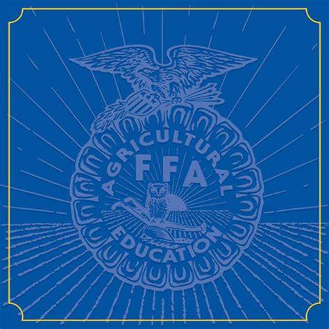 Creative Imaginations - FFA Convention Collection - 12 x 12 Paper - Blue Emblem