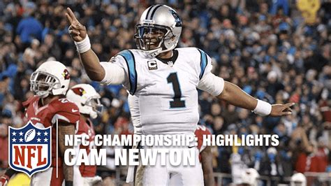 Cam Newton Highlights (NFC Championship) | Cardinals vs. Panthers | NFL - YouTube