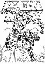 Iron Man Coloring Pages Colored  Free Printable Templates sketch template