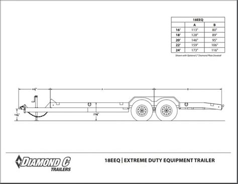 Creative Designs Car Trailer Dimensions 10 Diamond C Equipment Trailers ...