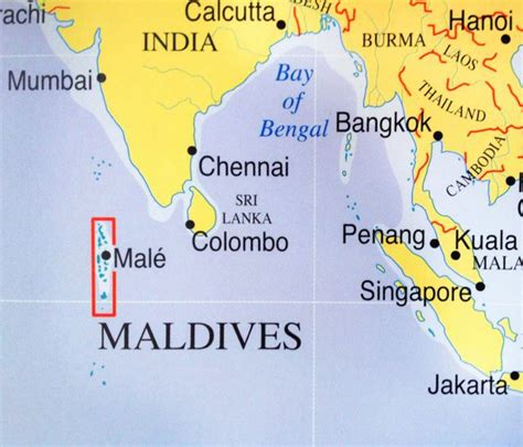 Maldives Location Map | Joe's Scuba Shack