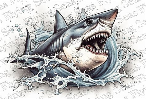 Shark Tattoo Drawings