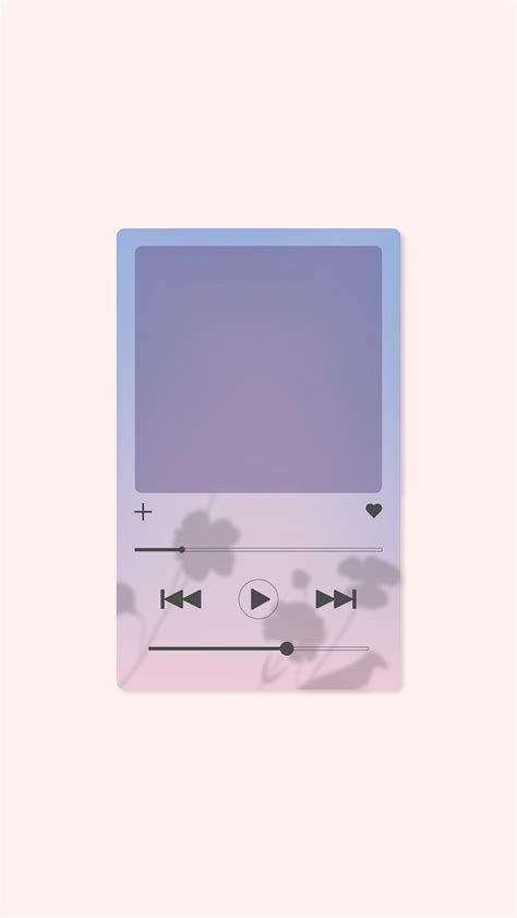 Pastel audio player mobile wallpaper | Premium Vector - rawpixel