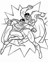 Printable Superman Coloring Pages  Team sketch template