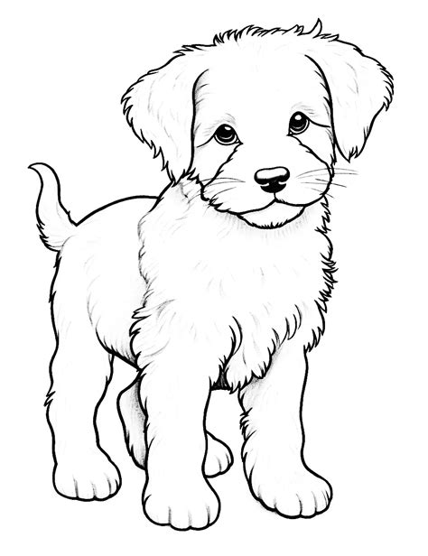 50 Puppy Coloring Pages: Cute Printable Sheets