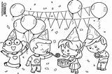 Party Coloring Page Daily  Home sketch template
