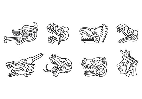 Mayan Snake Symbol