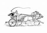 Coloring Page chariot Race  Free Printables Img 16624 sketch template
