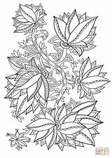 Floral Pattern coloring Page  Free Printable Coloring Pages sketch template