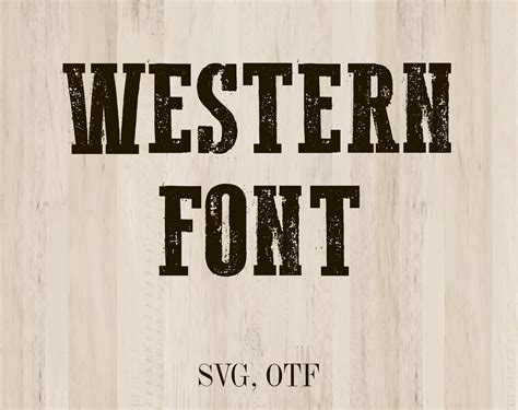 Western Font Svg Bundle Calligraphy Font Svg Bundle Texas Font | Etsy