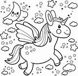 Magical Unicorn Coloring Page For Kidsfree Printables  Vrogueco sketch template
