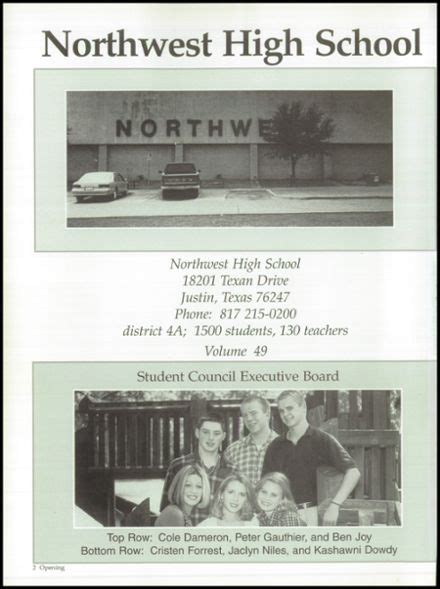 Explore 1999 Northwest High School Yearbook, Justin TX - Classmates