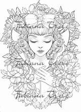Snow White Digital Stamp Grayscale Coloring Page Instant  Etsy UK sketch template