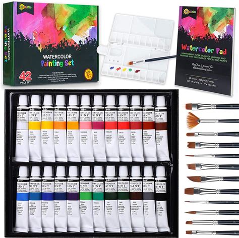 Watercolor Paint Set for Adults - Professional Watercolor Set with Water Color Paints ...