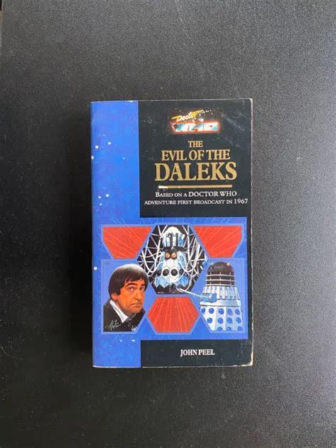DOCTOR WHO THE Evil of the Daleks by John Peel - MINT - FIRST EDITION $95.00 - PicClick