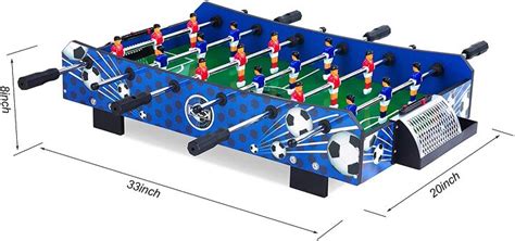 Standard Foosball Table Dimensions (with Pictures) | Upgradedhome.com