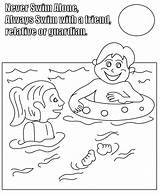 Learn To Swim Coloring Page  Free Printable Pages For Kids sketch template