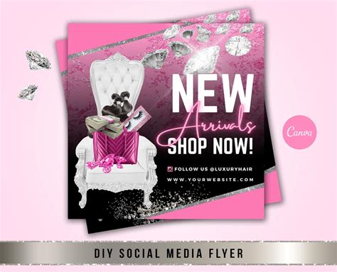 DIY New Arrivals Flyer New Arrivals Shop Now Flyer Social - Etsy