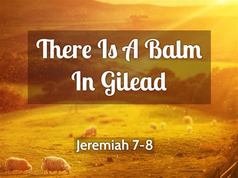 There is a Balm in Gilead - Logos Sermons