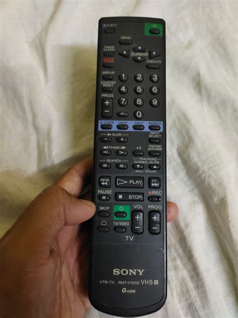 Sony vhs remote, TV & Home Appliances, TV & Entertainment, TV on Carousell