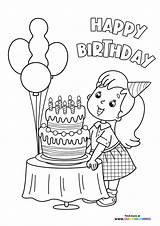 Happy Birthday  Coloring Pages For Kids Free And Easy Print Or Download sketch template