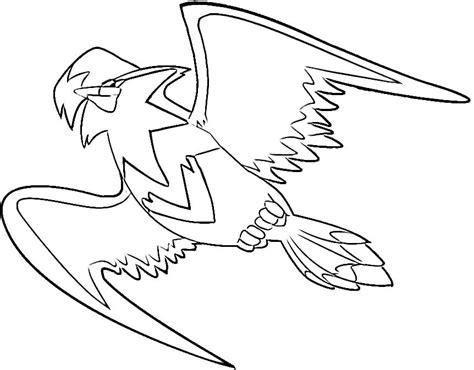 printable staraptor coloring pages pokemon ready for download