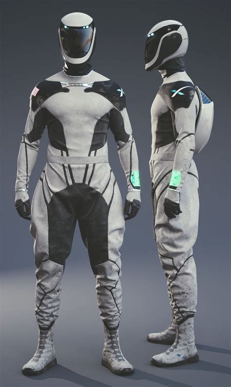 ArtStation - SpaceX Space Suit Concept, Lucas Valle | Space suit, Astronaut suit, Robot suit
