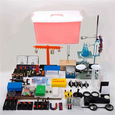 86 Pcs New Lab Physics Experiment Equipment Full Sets For Optics Electromagnetism Mechanics ...