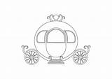 Cinderella Carriage Coloring Pages sketch template