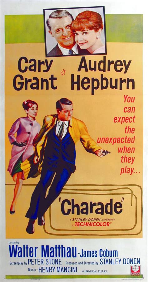 charade 1963 movie poster at DuckDuckGo | Charades, Charade movie, Charade 1963