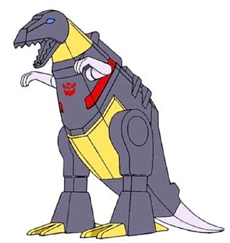 Dinobots Leader Grimlock G1 Cartoon Artwork | Dinobots, Transformers, Transformers decepticons