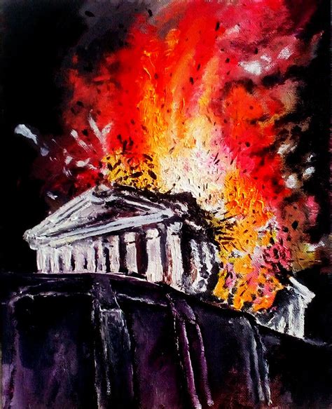 Explosion of the Parthenon in Athens by KristianTsvetanov on DeviantArt